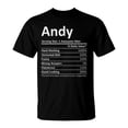 thumbnail image 1 of Andy Nutrition Birthday Personalized Name Idea TShirt, 1 of 2
