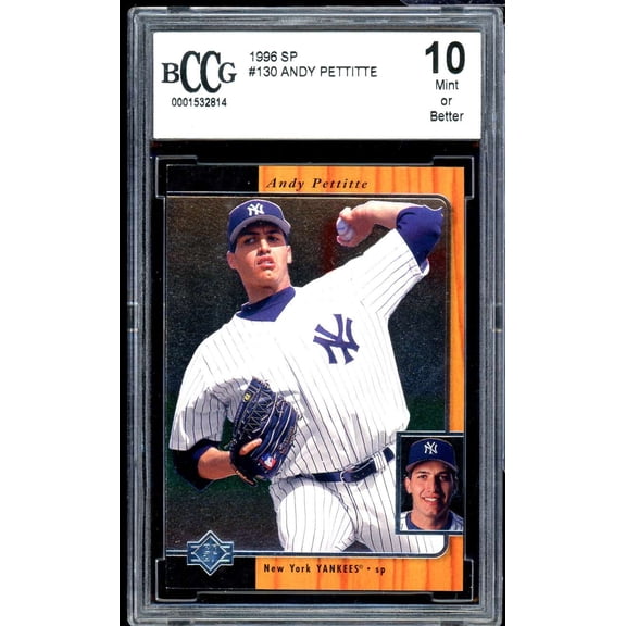 Andy Pettitte Card 1996 SP #130 BGS BCCG 10