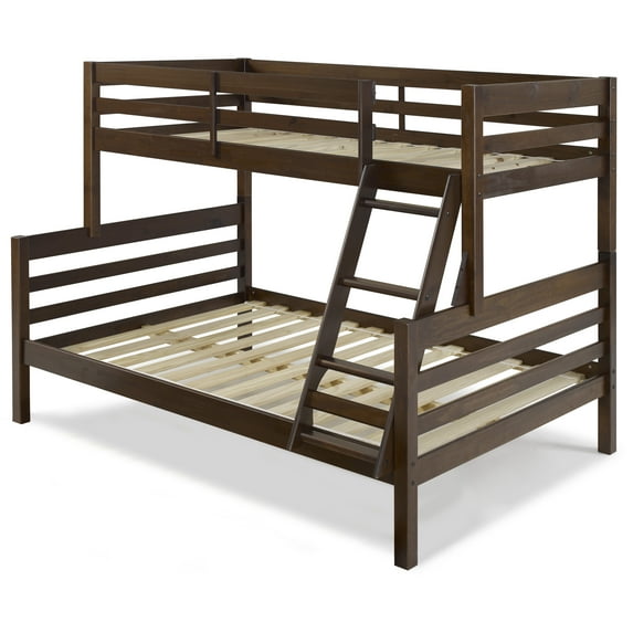Andy Twin over Full Bunkbed - Walnut Color