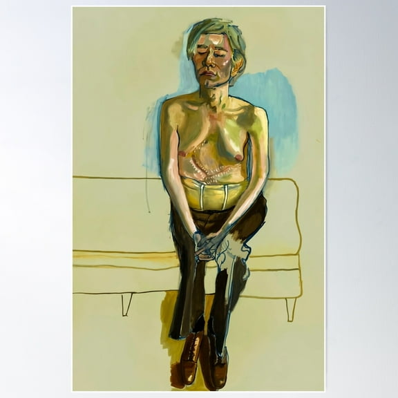 Andy Warhol - Alice Neel Poster Wall Art, Modern Wall Decor For Living Room Bedroom, 12x18 UNFRAMED