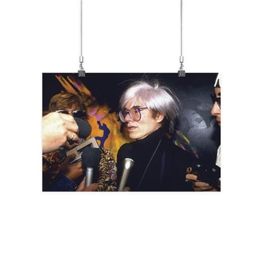 Andy Warhol At Opening Poster - Image by Shutterstock