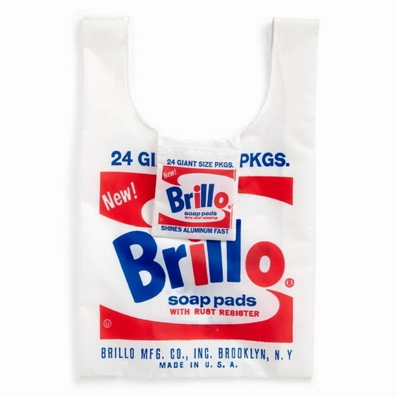 Andy Warhol Brillo Packable Nylon Tote Bag, (Hardcover)