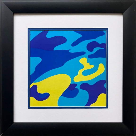 Andy Warhol "Camouflage" 1987 *CUSTOM FRAMED Pop Art Litho Generic