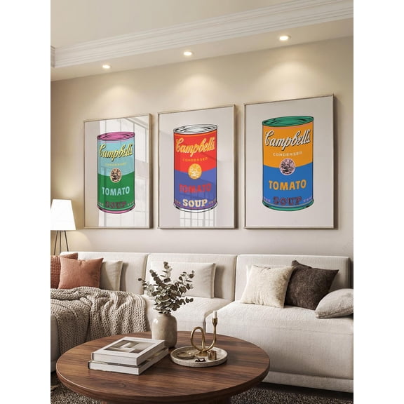 Andy Warhol Campbell Soup Prints Pop Art Kitchen Decor Set 9 Set 3