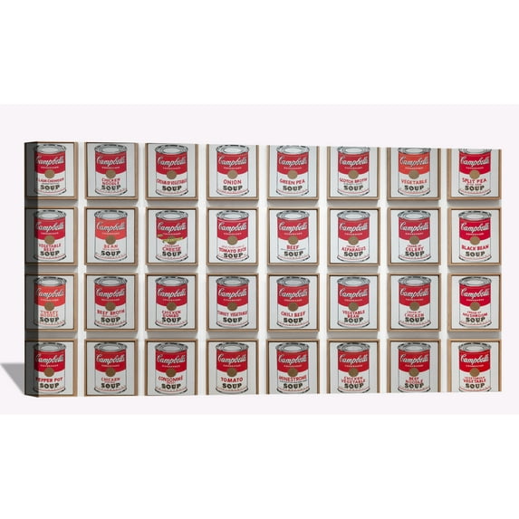 Andy Warhol Paintings Warhol Pop Art Campbell Framed Wall Art For Bedroom Livingroom Office