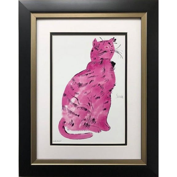 Andy Warhol " Pink Sam " 1954 CUSTOM FRAMED Pop Art CAT Generic
