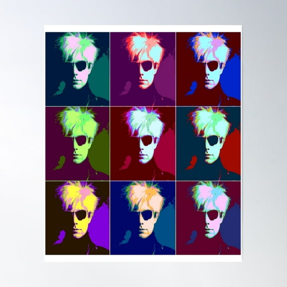 Andy Warhol Pop Art Classic . Poster Wall Art, Modern Wall Decor For Living Room Bedroom, 12x18 UNFRAMED