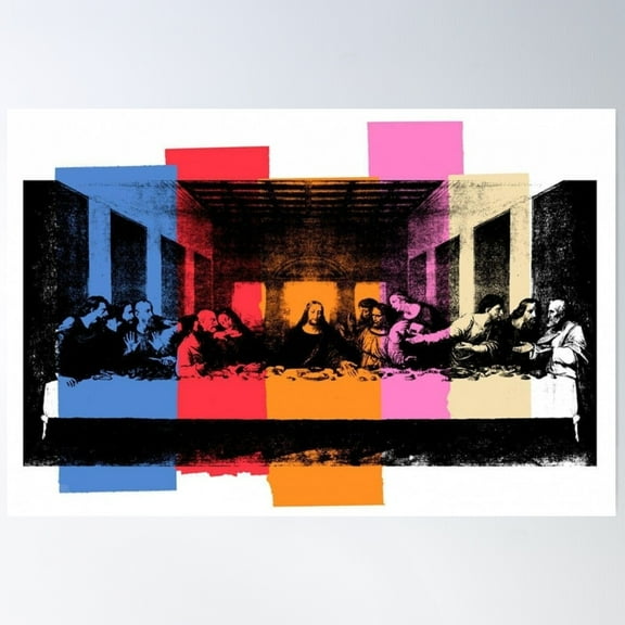 Andy Warhol Poster Wall Art, Modern Wall Decor For Living Room Bedroom, 12x18 UNFRAMED