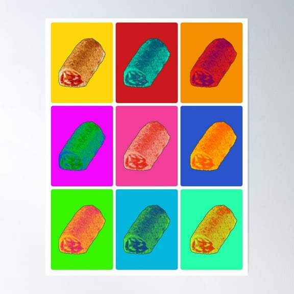 Andy Warhol'S Hot Pockets Poster Wall Art, Modern Wall Decor For Living Room Bedroom, 24x36 UNFRAMED