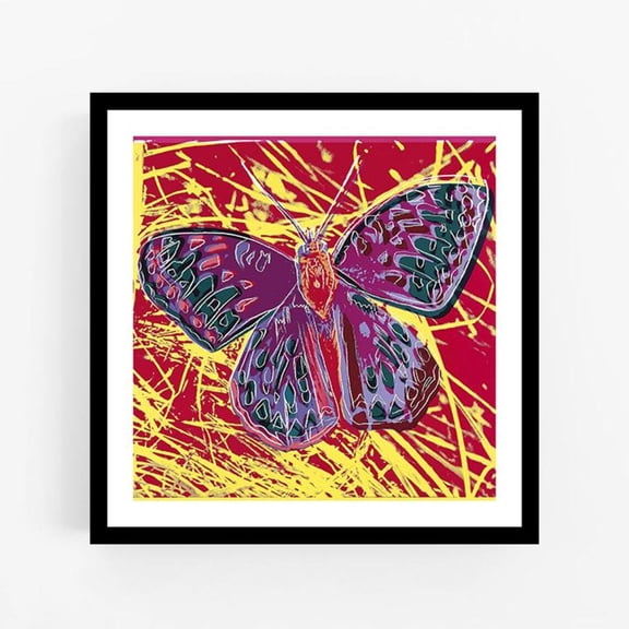 Andy Warhol San Francisco Silverspot Red Yellow Endangered Species Portfolio Giclee Animal, Unframed Poster