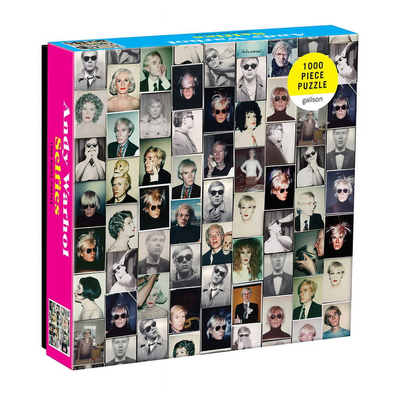 Andy Warhol Selfies 1000 Piece Multicolor Puzzle