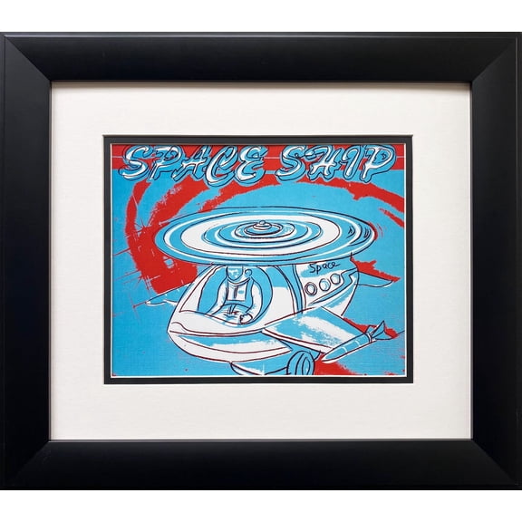 Andy Warhol "Spaceship" CUSTOM FRAMED Pop Art Litho Generic