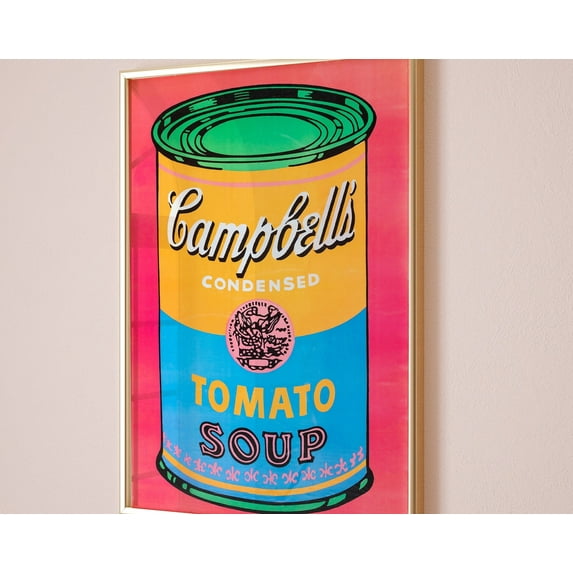 Andy Warhol Tomato Soup Pop Art Poster Kitchen Wall Decor UNFRAMED PAPER POSTER