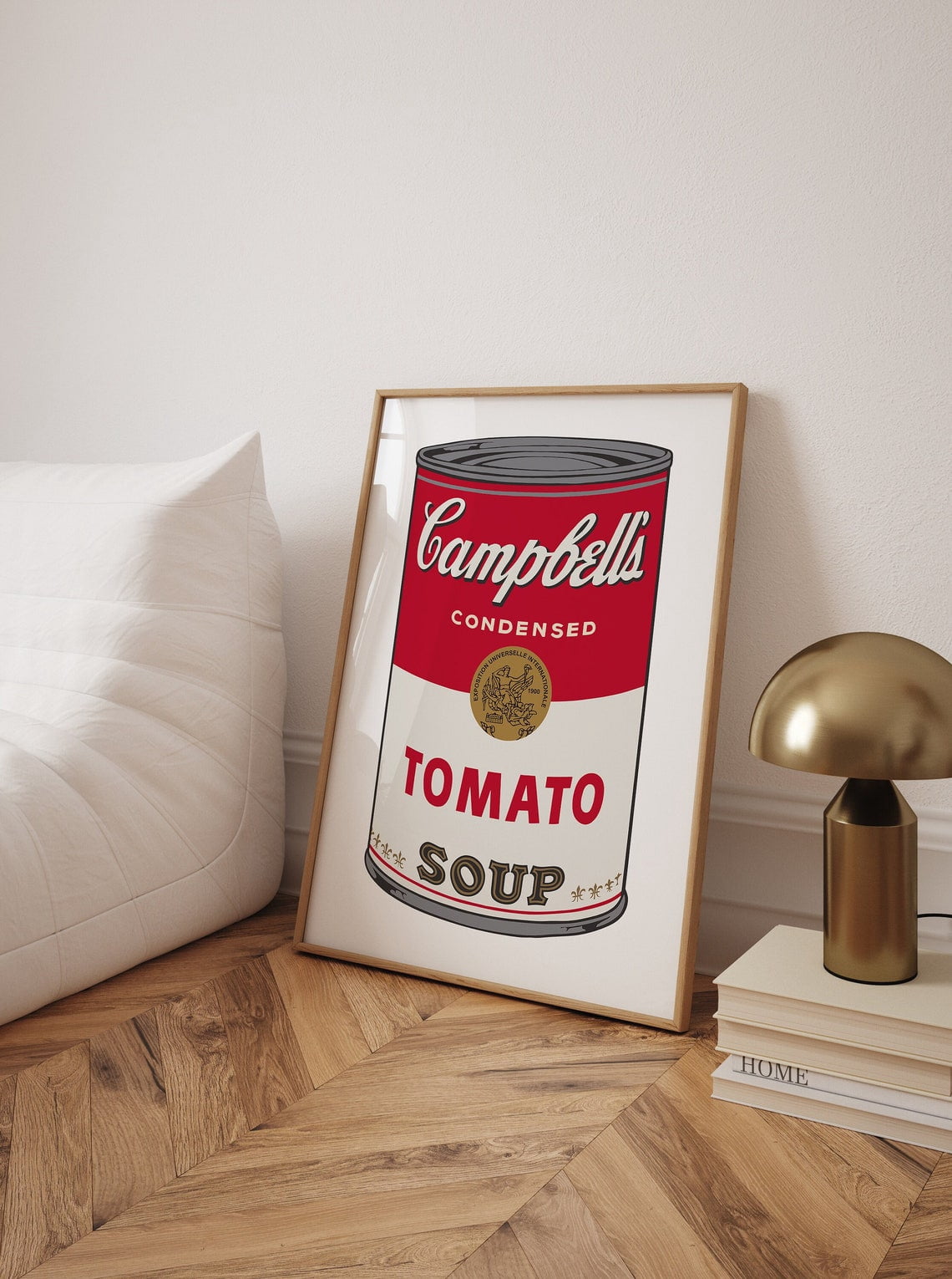 Andy Warhol Tomato Soup Wall Art Print, Iconic Pop Art Food ...