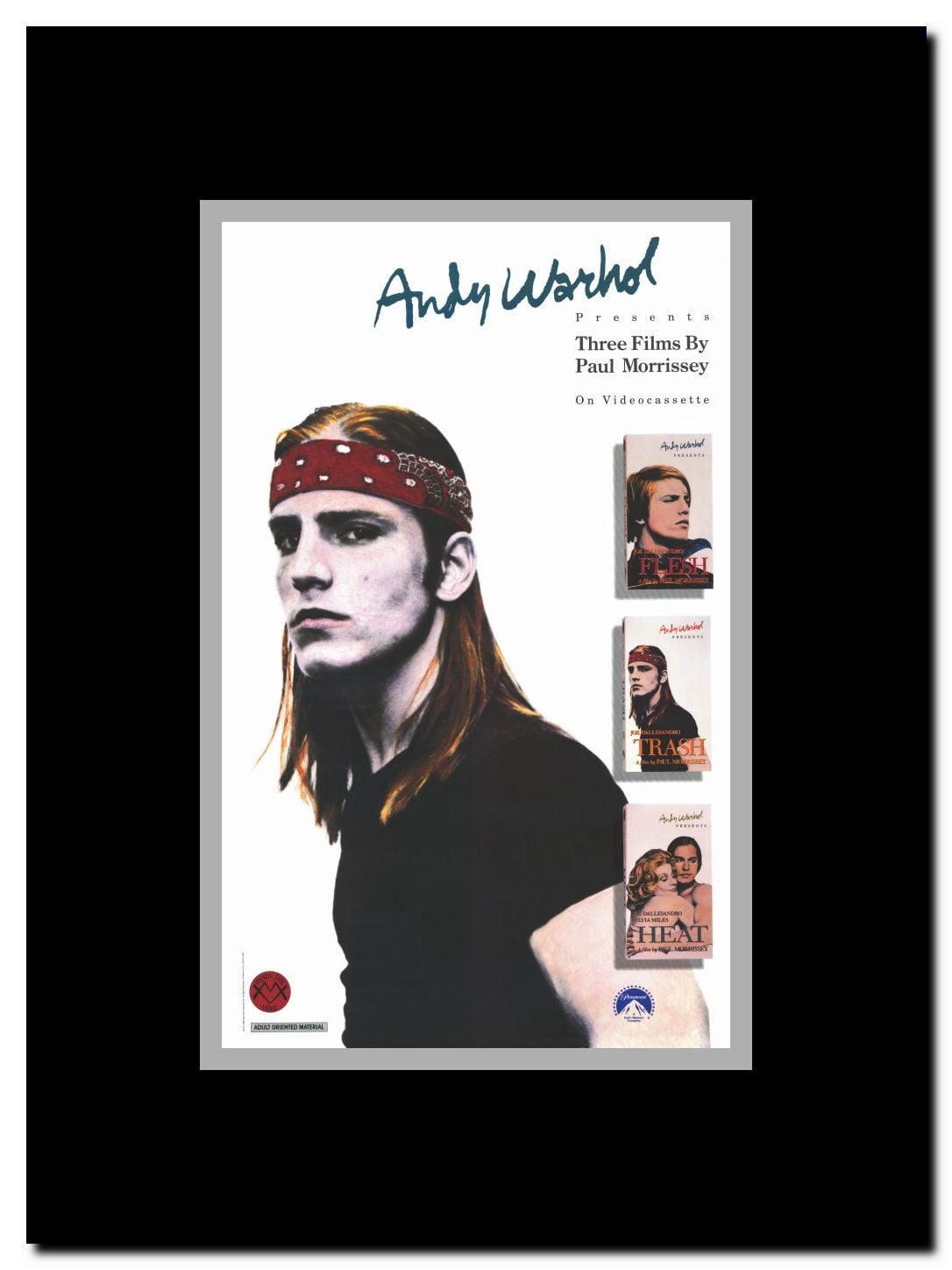 Andy Warhol's Flesh Framed Movie Poster