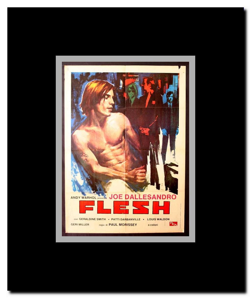 Andy Warhol's Flesh Framed Movie Poster