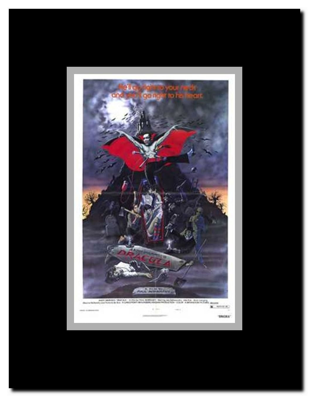 Andy Warhol's Young Dracula Framed Movie Poster
