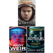 Andy Weir Collection 3 Books Set The Martian, Artemis & Project Hail Mary