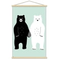 thumbnail image 1 of Andy Westface - Bears Gray Wall Poster with Magnetic Frame, 22.375" x 34", 1 of 5