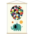 thumbnail image 1 of Andy Westface - Elephant Fly High Wall Poster with Magnetic Frame, 22.375" x 34", 1 of 5