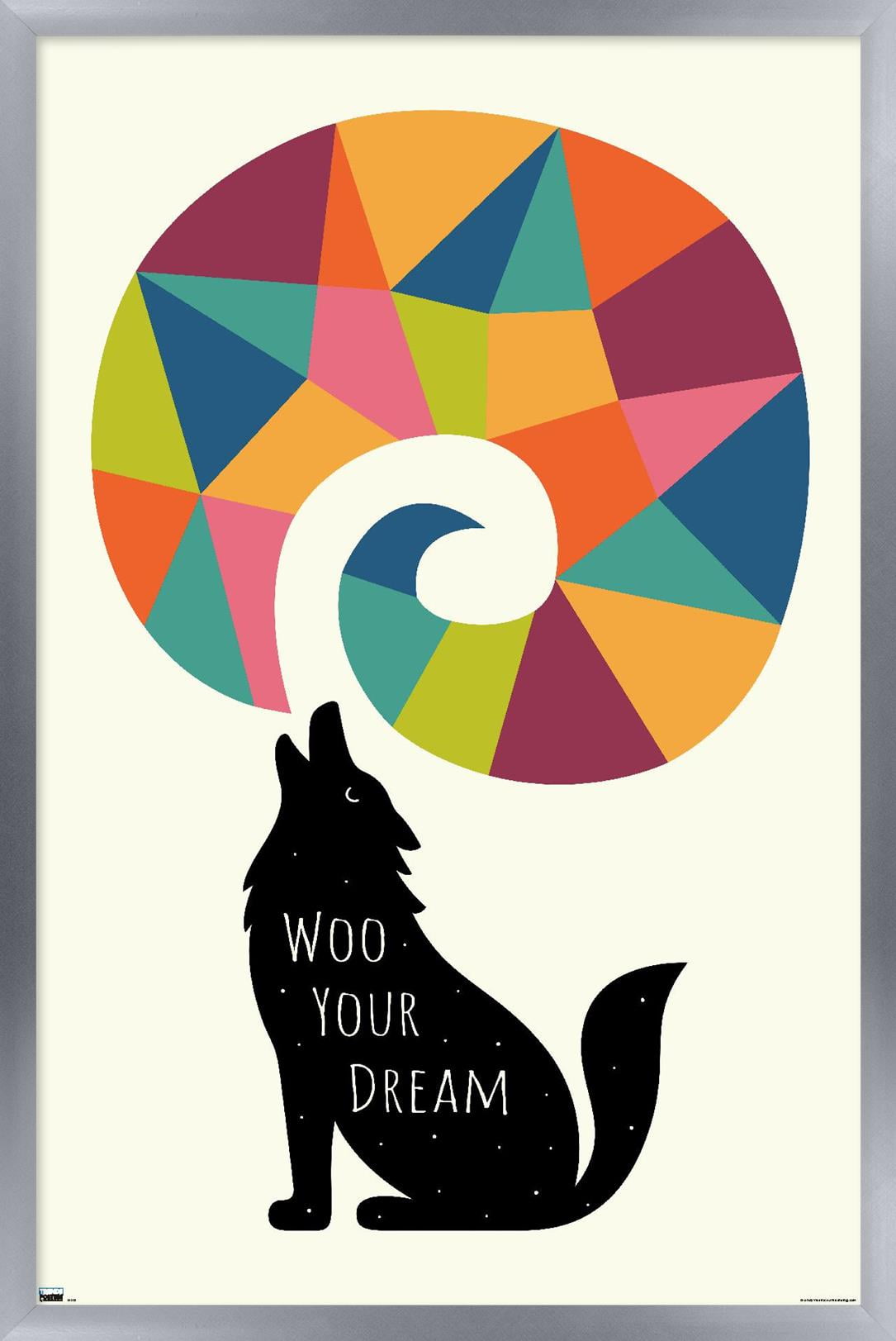 Andy Westface - Wolf Woo Your Dream Wall Poster, 14.725" x 22.375