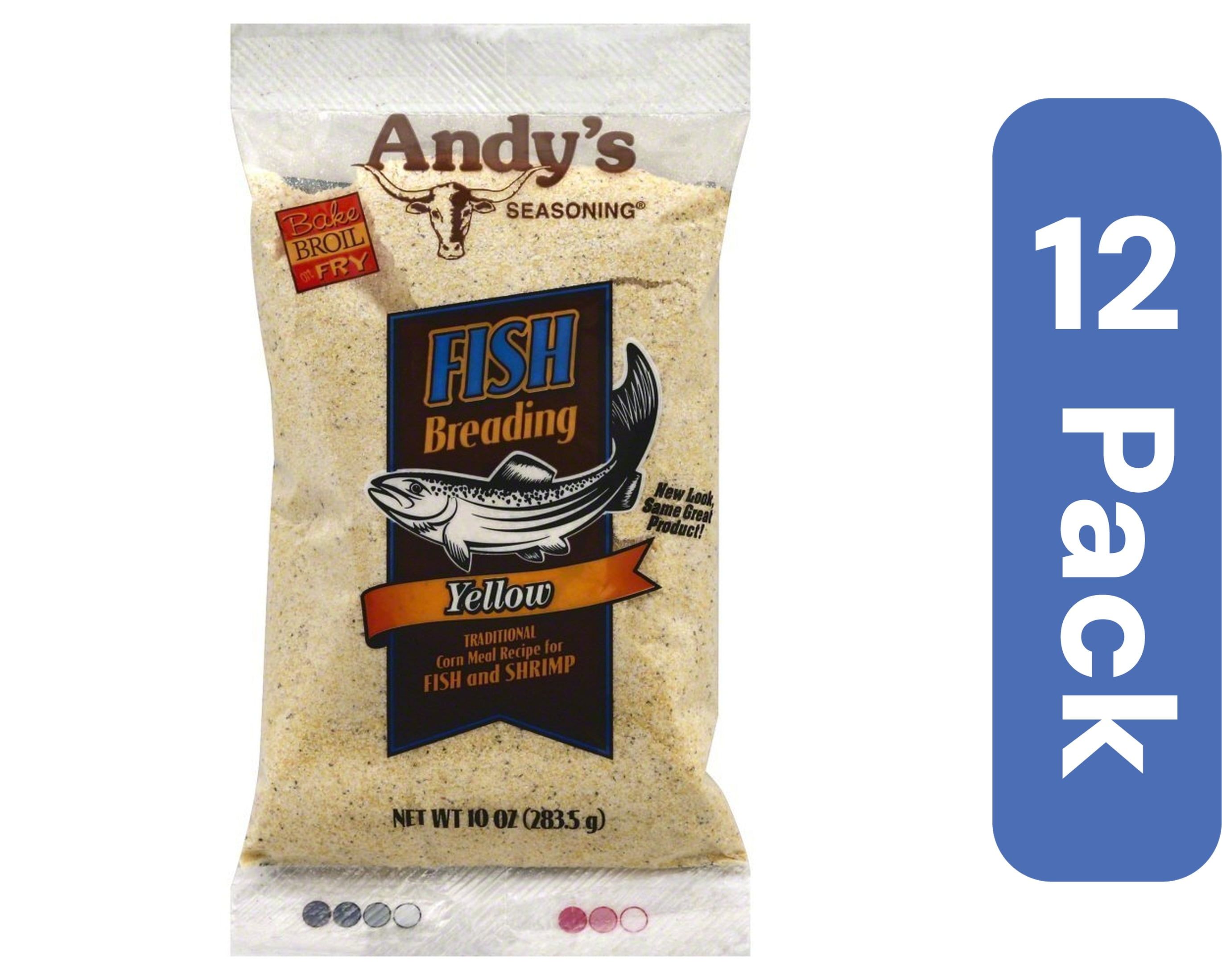 Andy's Breading Fish Yellow 10 oz (Pack Of 12) - Walmart.com