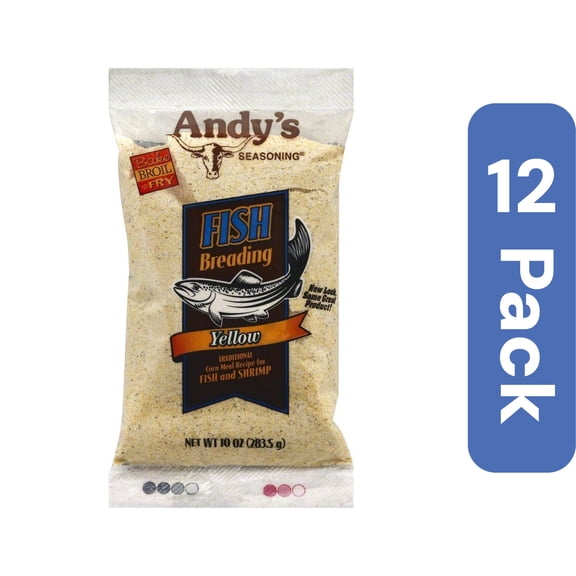 Andy's Breading Fish Yellow 10 oz (Pack Of 12)