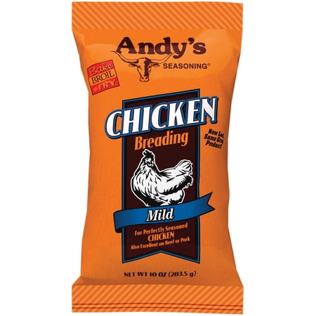 Andy's Seasoning Mild Chicken Breading, 2-Pack 10 oz. Bags