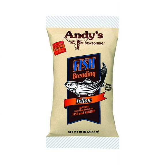 Andy's Yellow Fish Breading, 10 oz (Pack of 6)