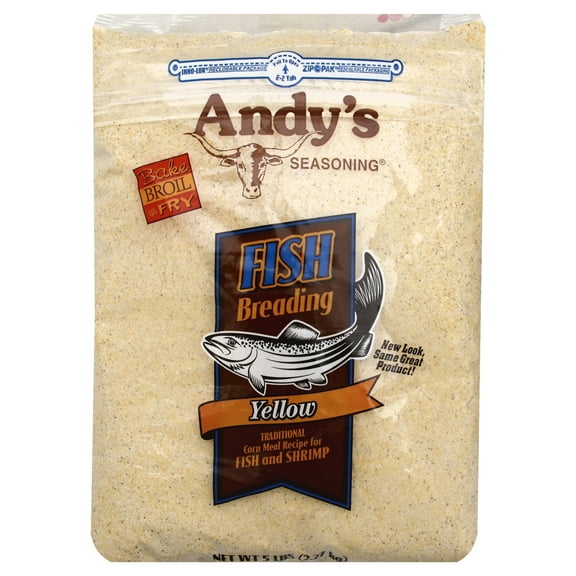 Andy's Yellow Fish Seasoning 5 lb (Pack Of 6)