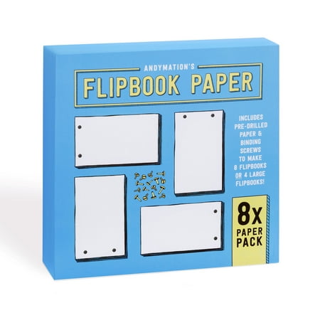 Andymation Pre-drilled Flipbook Paper, 480 Sheets
