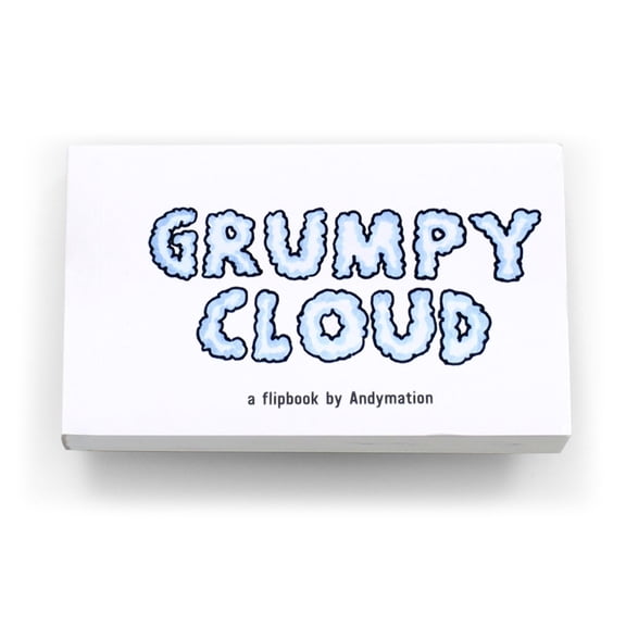 Andymation Grumpy Cloud printed flipbook