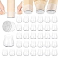 thumbnail image 1 of Aneaseit Chair Leg Floor Protectors - 32 pcs Clear - Felt Bottom Silicone Pads for Hardwood Floors & Furniture Feet - Rubber Caps for Chairs - Medium, 1 of 6