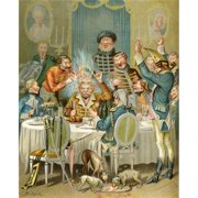 Anecdote of A Russian Generals Head Illustration by Alphonse Adolf Bichard From The Book The Adventures of Baron Munchausen Published C1886 Poster Print, 13 x 16