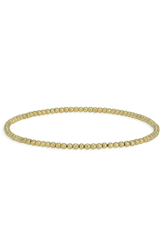 Anela 14 kt Gold Filled 2mm Beaded Bracelet