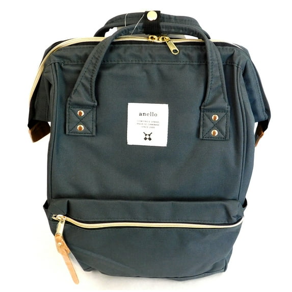 Anello Official Japan Dark Grey Unisex Fashion Backpack Rucksack Diaper Travel Bag AT-B0193A-CGY