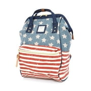 Anello Official Japan USA Flag Unisex Fashion Backpack Rucksack Diaper Travel Bag AT-B0481A-USA