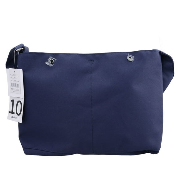 Anello Offiical Blue 10 Pockets Shoulder Fashion Cross-Body Message Tablet Bag Unisex AT-S0111-NV