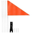 thumbnail image 1 of Anely 6Ft Bike Safety Flag with Fiberglass Pole & Mounting Bracket Orange, 1 of 7