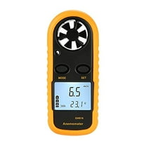 Anemometer Handheld,Digital Wind Speed Meter,Wind Speed Temperature Gauge with Digital LCD Display,for Measuring Wind Speed,Temperature and Wind Chill