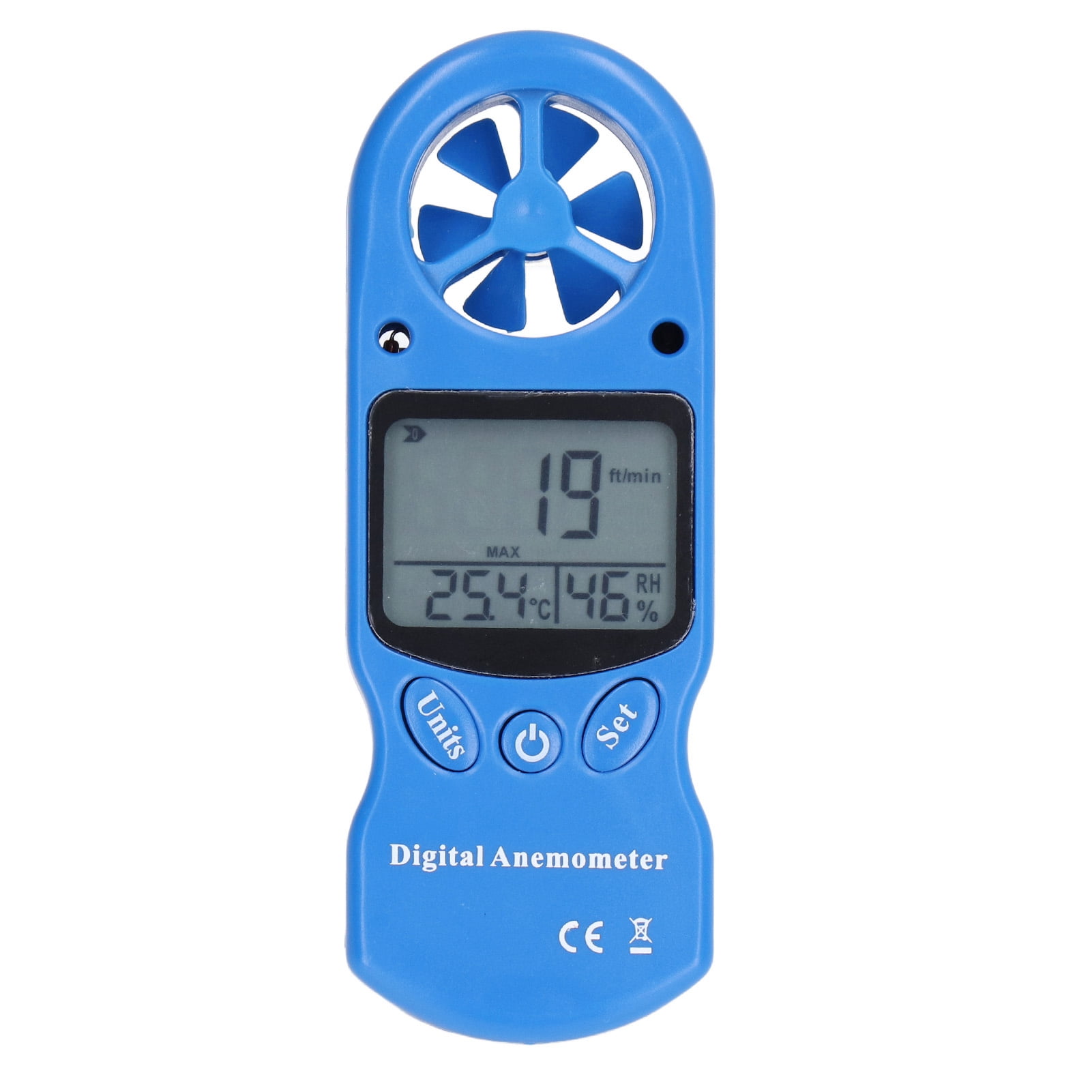 Anemometer, High Accuracy Stable Wind Speed Meter Handheld For