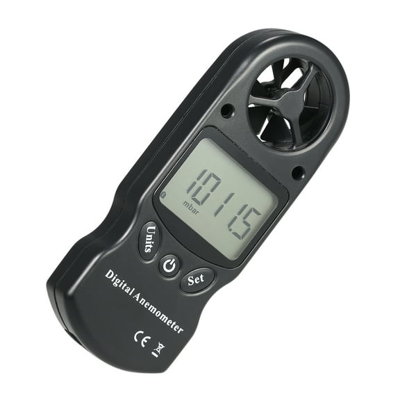 Anemometer,In 1 Handheld Pressure/altitude Meter With Anemometer Wind Chill/heat Meter With Lcd Chill/heat Pressure/altitude Meter Handheld Anemometer Wind 8 In 1 Qinquan Eryue Rookin Black