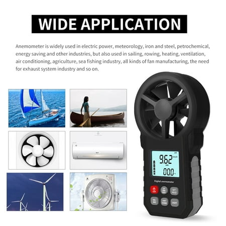 Anemometer,Meter Wind Portable Wind Lcd Weather À Voile Wind Speed Lcd Cfm Speed Wifi/ Usb Vitesse Du Portable Terminal One Handheld Du Portable Compteur De Vitesse Du Voile Surf De