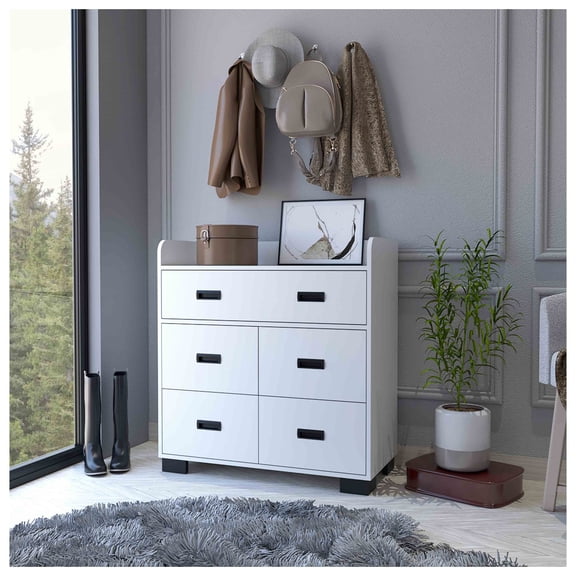 Anemone Dresser, Double Drawer, 4 Single Drawers