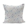thumbnail image 1 of Anemone Flower Fluffy Throw Pillow Cushion Cover, Pastel Anemone Petals Romantic Pattern Hand Drawn Flora, Decorative Square Accent Pillow Case, 16" x 16", Dried Rose Slate Blue, by Ambesonne, 1 of 5