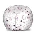 thumbnail image 1 of Anemone Flower Storage Toy Bag Chair, Shabby Form Spring Pattern Blossoming Bridal Bouquets Romantic, Stuffed Animal Organizer Washable Bag, Large Size, Pale Pink Purple Lilac, by Ambesonne, 1 of 3