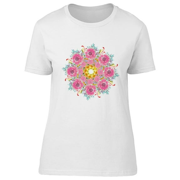 Anemone With Dandelion Flowers Tee Women's -Image by Shutterstock