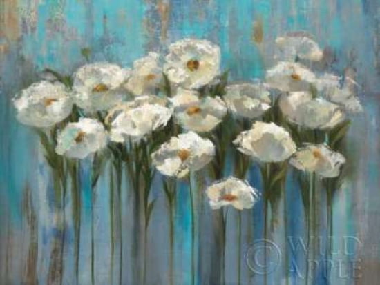 Anemones by the Lake Canvas Art - Silvia Vassileva (22 x 28)