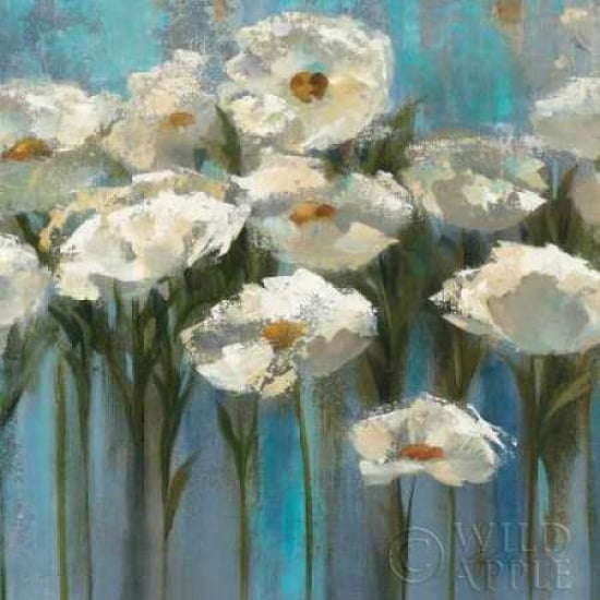 Anemones by the Lake Canvas Art - Silvia Vassileva (24 x 24)