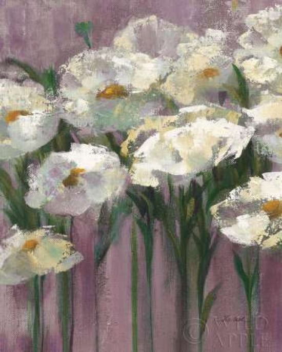 Anemones by the Lake Purple II Canvas Art - Silvia Vassileva (24 x 30)
